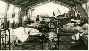 Queens General Hospital following bombing 1918. Source: