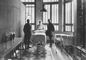 CAMC officers No 5 General Hospital (possibly Pemberton Operating Room Royal Jubilee Hospital, Victoria BC)